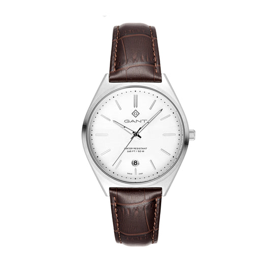 Abington, 41mm, braun/weiß