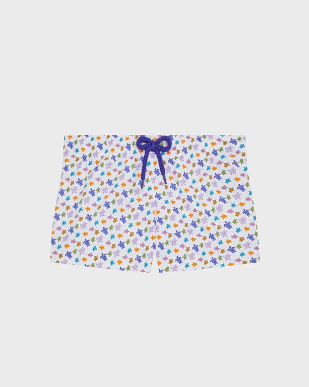 Vilebrequin - Girls Swim Shorts Micro Ronde Des Tortues - Shorty - Gaya - White - Size 12