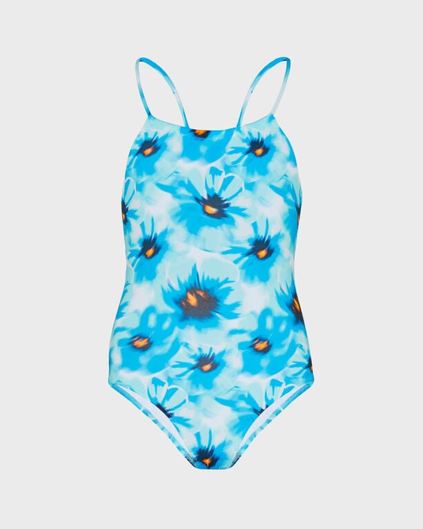 Vilebrequin - Girls One-piece Swimsuit Poppies - Swimwear - Gazette - Blue - Size 14