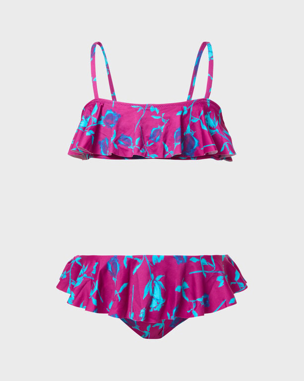 Vilebrequin - Girls Two Pieces Swimsuit Roses - Swimwear - Gindly - Red - Size 12