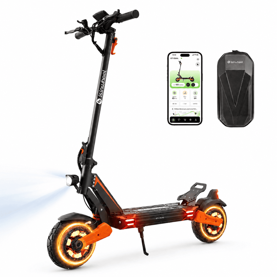 isinwheel® GT1 Dual Motor Off Road Electric Scooter 1600W - GT1 Dual [800w*2]