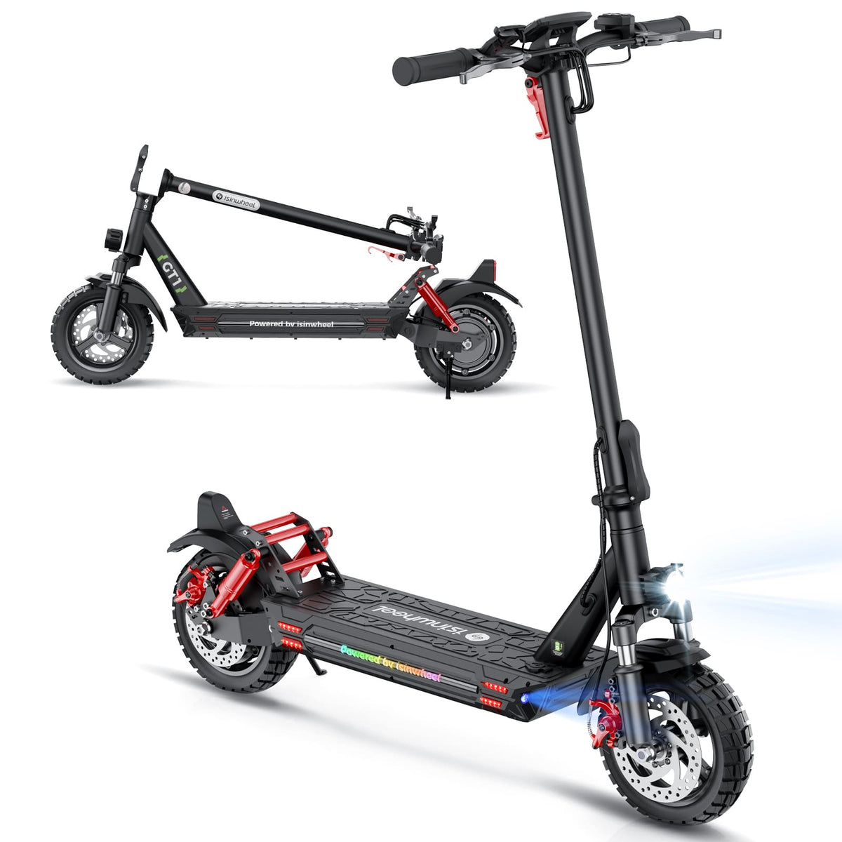 isinwheel® M2 Off Road Electric Scooter 1000W - GT1 [800W 28Mi]