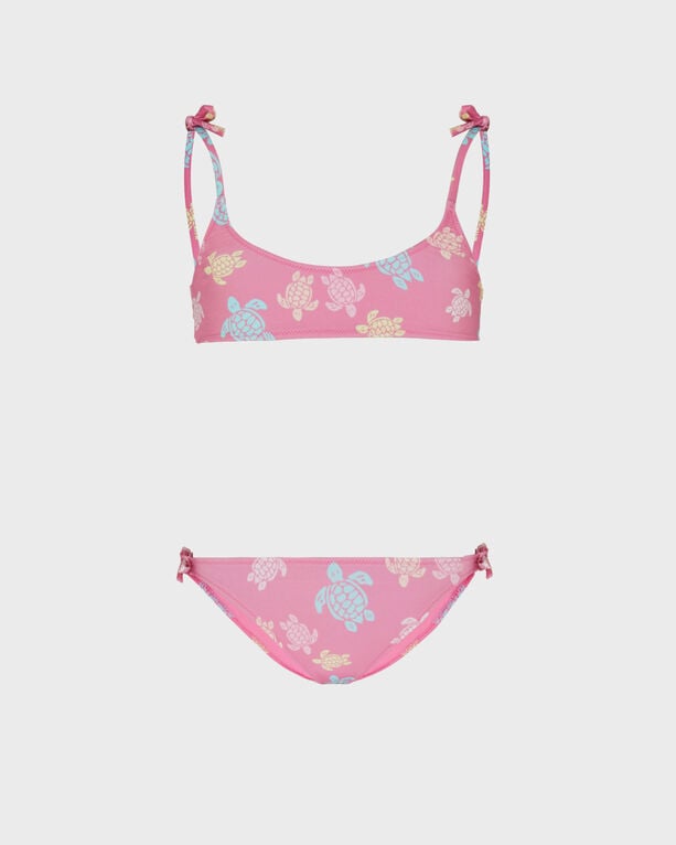 Vilebrequin - Girls Two-pieces Swimsuit Tortues Multicolores - Swimwear - Gwendy - Pink - Size 12