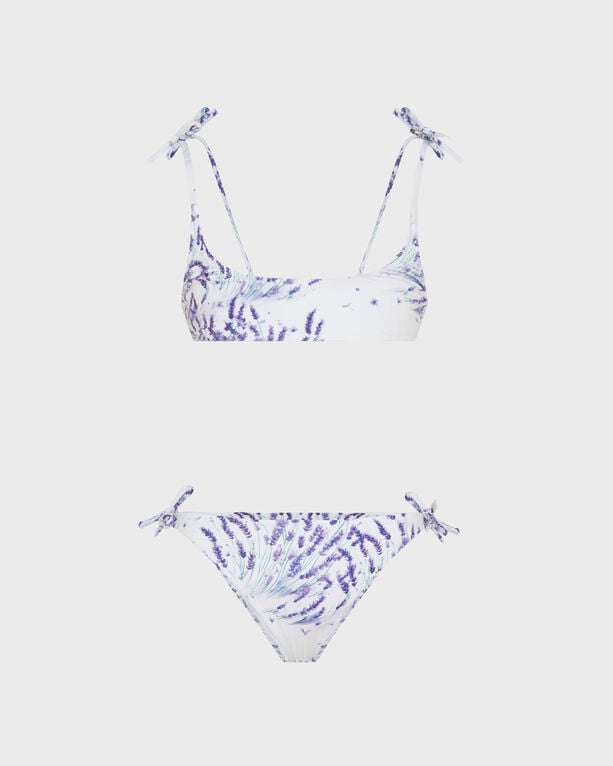 Vilebrequin - Girls Two Pieces Swimsuit Lavender - Swimwear - Gwendy - White - Size 14