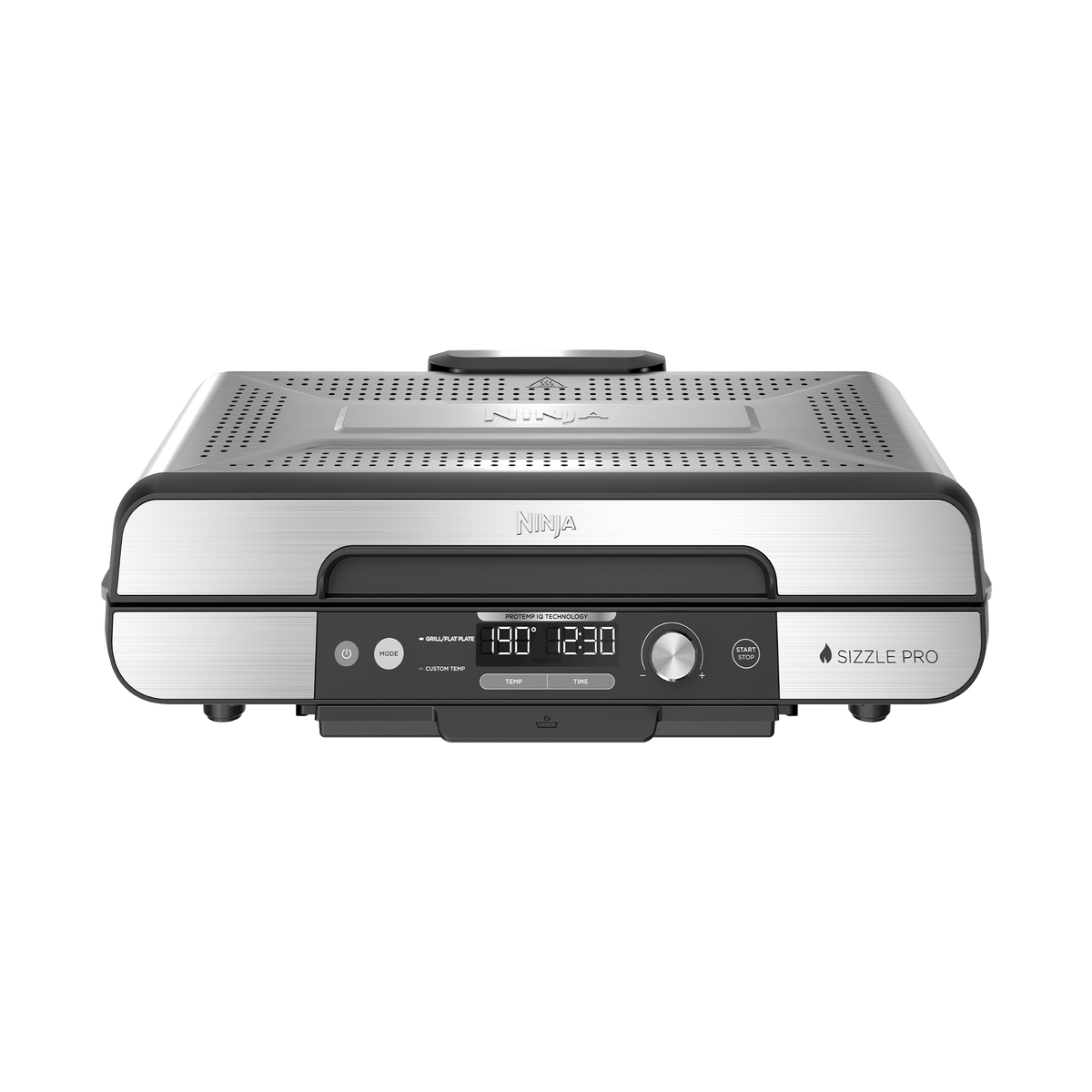 Ninja Sizzle Pro XL Grill & Flat Plate in Silver/Black | GX101UK | by SharkNinja