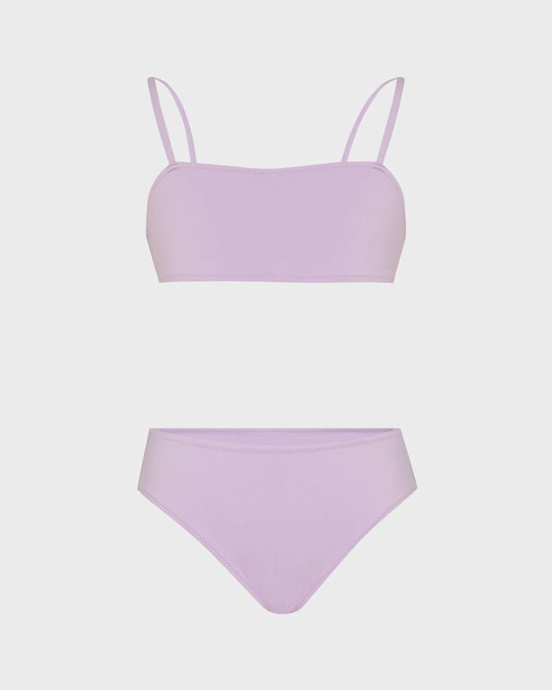 Vilebrequin - Girls Two Pieces Swimsuit Solid - Swimwear - Gylie - Purple - Size 6