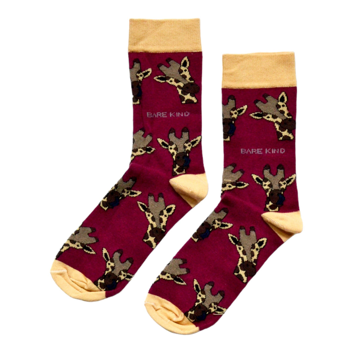 Save the Giraffes Bamboo Socks | UK Adult 4-7