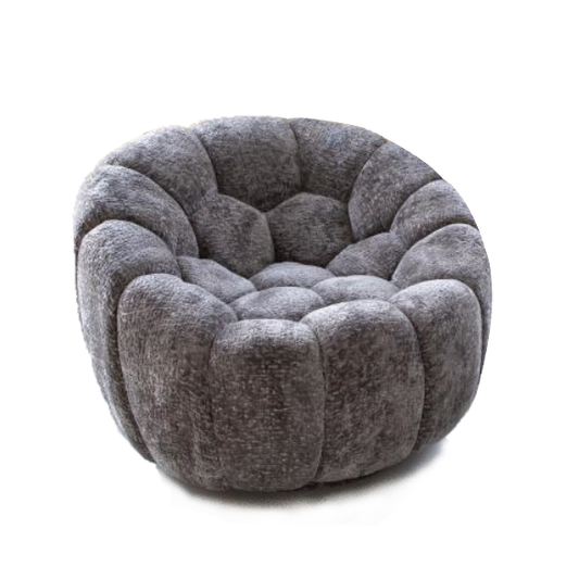 Curve Bubble Swivel Armchair - Choice Of Fabrics