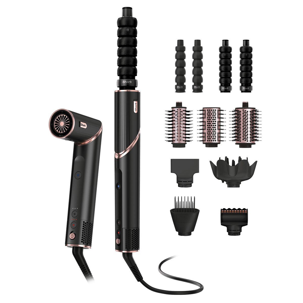 Shark FlexStyle Build Your Own Air Styling & Hair Drying System [] in Black | HD400UK-BYO | by SharkNinja