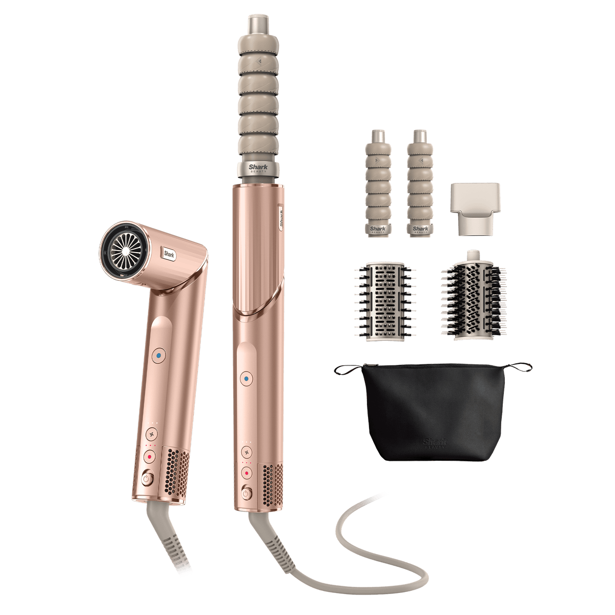 Shark FlexStyle Limited Edition 4-in-1 Air Styler & Hair Dryer Gift Set in Pearl Pink | HD432PKUK | by SharkNinja