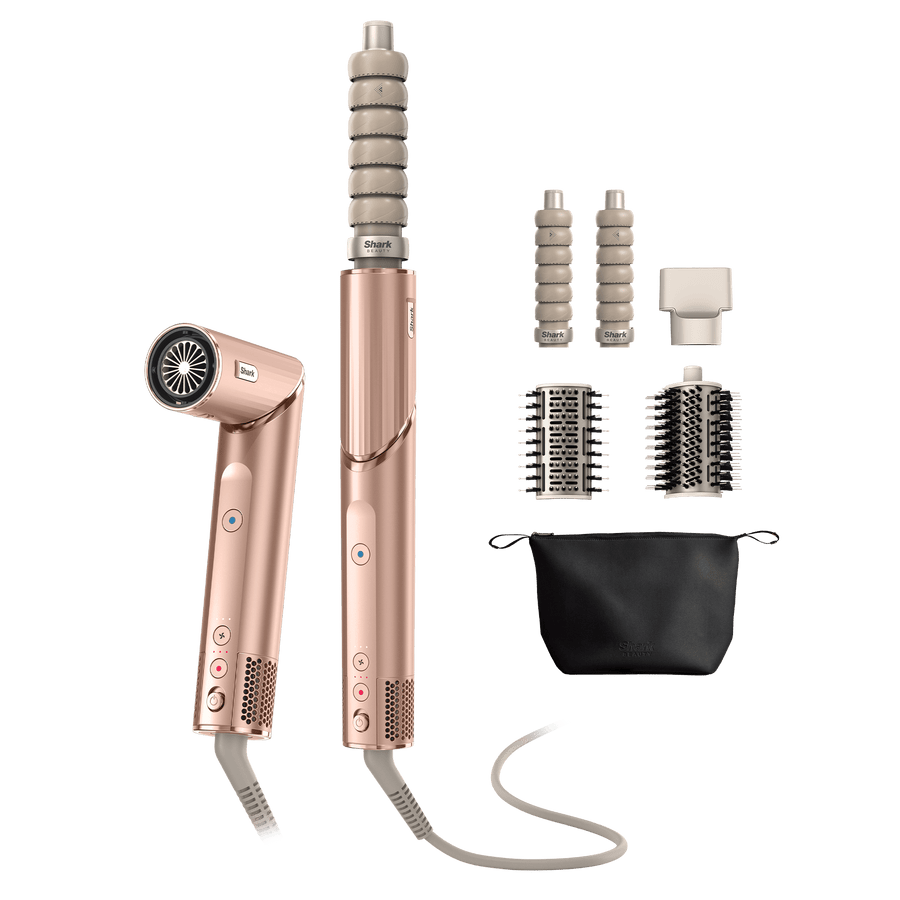 Shark FlexStyle Limited Edition 4-in-1 Air Styler & Hair Dryer Gift Set in Pearl Pink | HD432PKUK | by SharkNinja