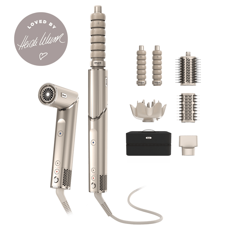 Shark FlexStyle Air Styler & Hair Dryer, 5-in-1 with Storage Case in Stone | HD446SLUK | by SharkNinja