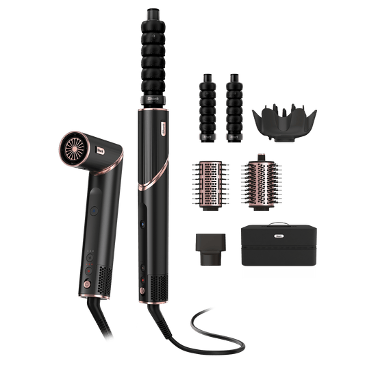 Shark FlexStyle 5-in-1 Air Styler & Hair Dryer with Storage Case in Black | HD446UK | by SharkNinja