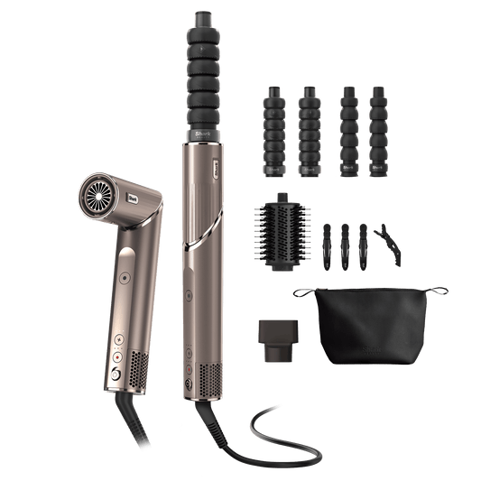 Shark FlexStyle 4-in-1 Air Style & Hair Dryer, in Mocha Silver | HD450BRUK | by SharkNinja