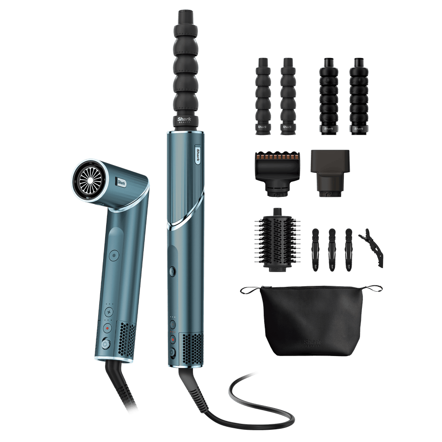 Shark FlexStyle 5-in-1 Air Styler & Hair Dryer in Teal | HD456TLUK | by SharkNinja