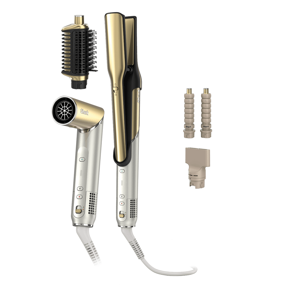 Shark Glam Ceramic & Air Styling and Drying System in Gold | HD6041SUK | by SharkNinja