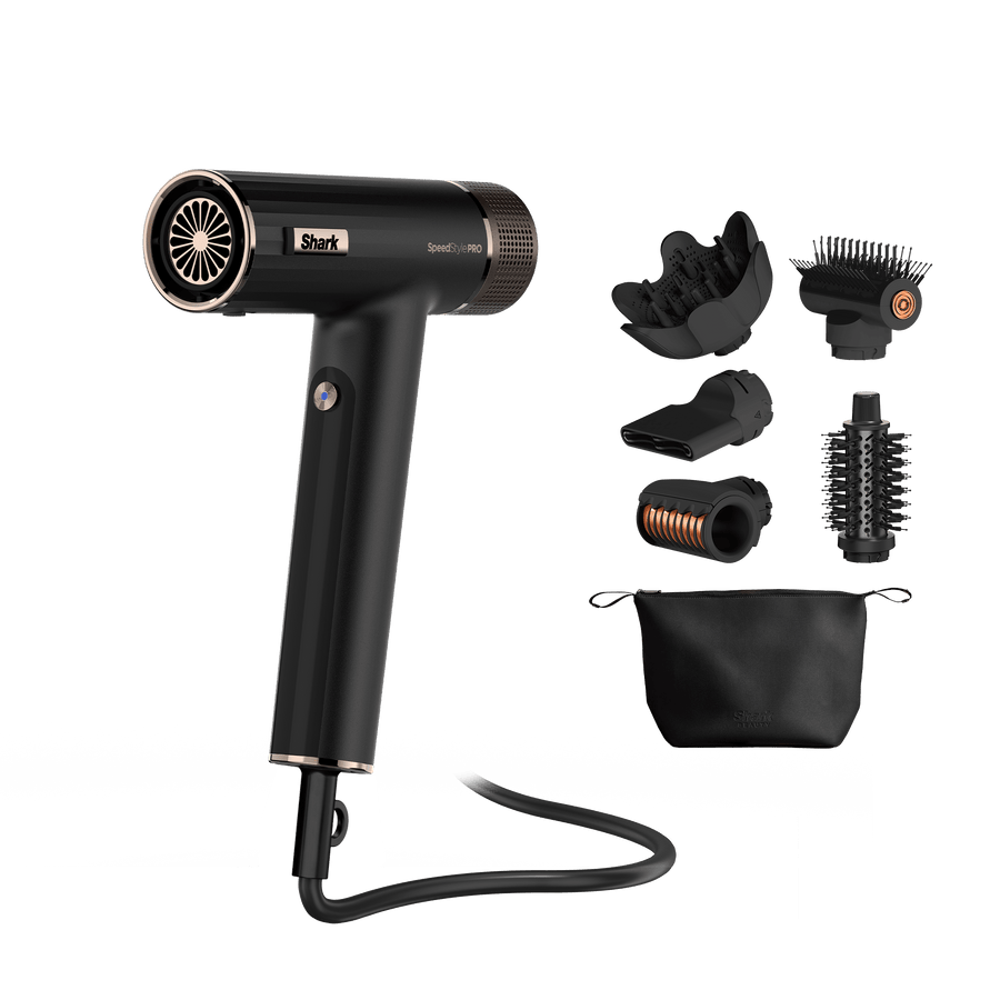 Shark SpeedStyle Pro 5-in-1 High-Velocity Hair Dryer System in Black | HD752UK | by SharkNinja