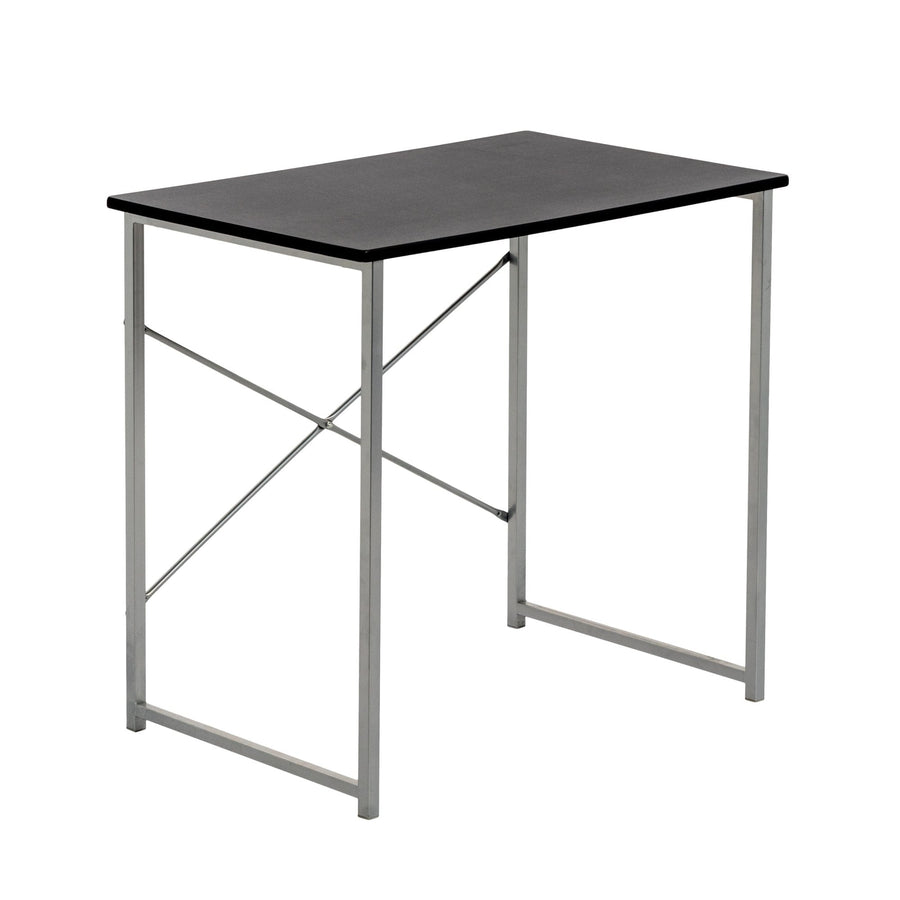 Industrial Office Desk - Black & Silver