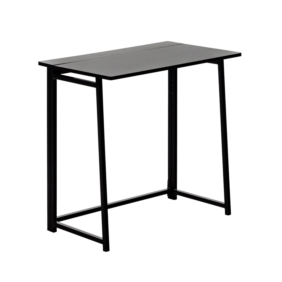 Deluxe Black Folding Wooden Desk