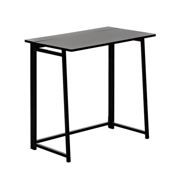 Deluxe Wooden Folding Desk - Black
