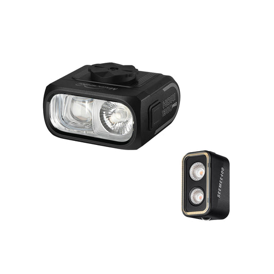 HORI 1300 PRO + SEEMEE 400 ANT+ Bike Light Bundle - Black