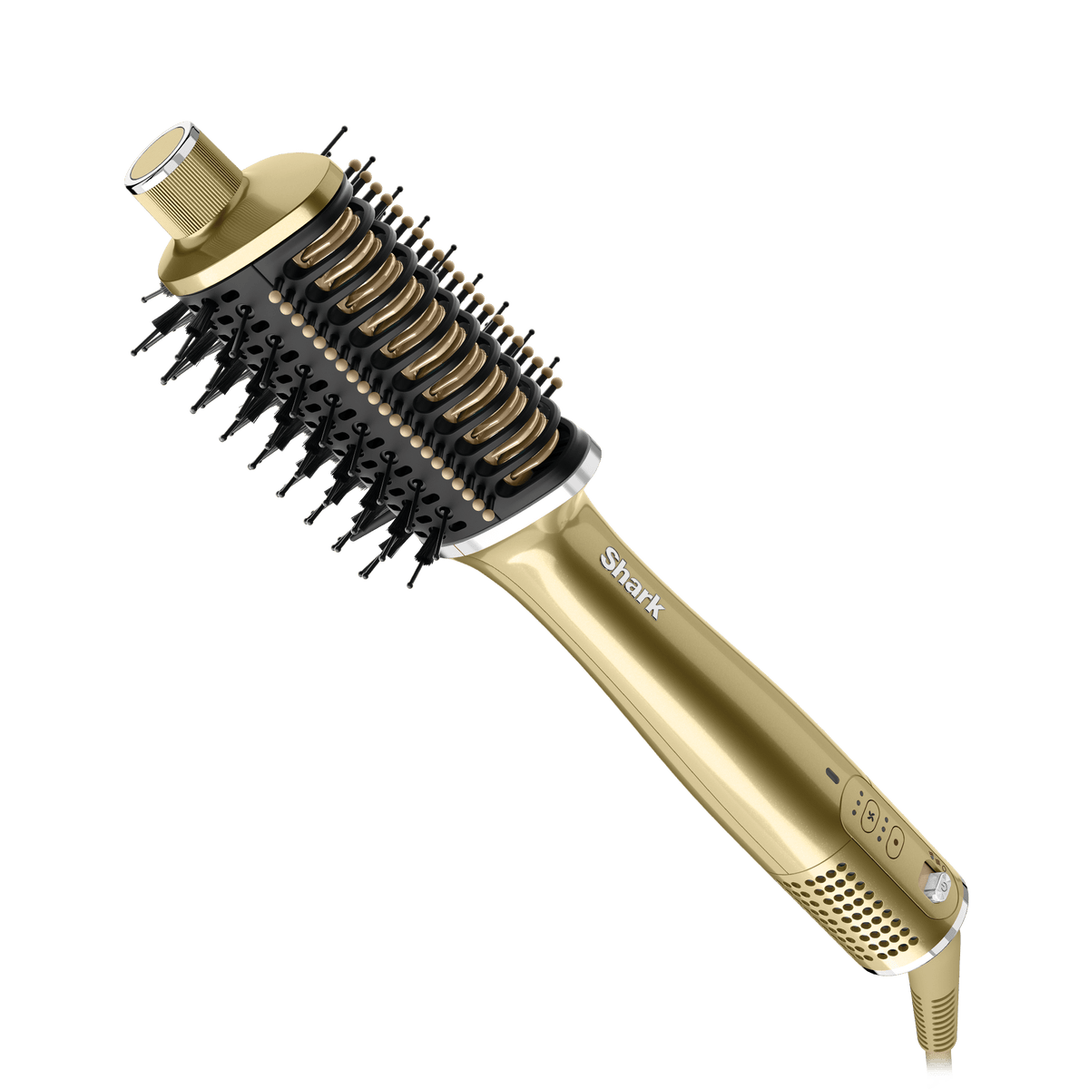 Shark Glossi 2-in-1 Hot Brush in Liquid Gold | HT302UKGD | by SharkNinja