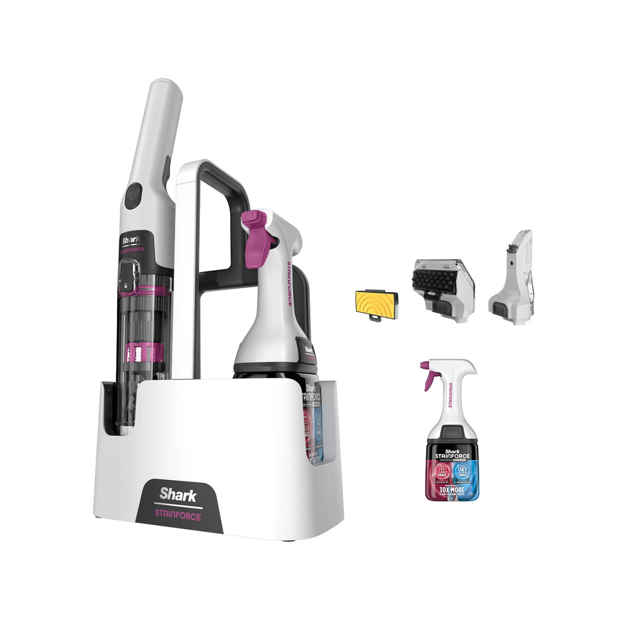 Shark StainForce Cordless Stain-Destroying Spot Cleaner in White | HX100UKT | by SharkNinja