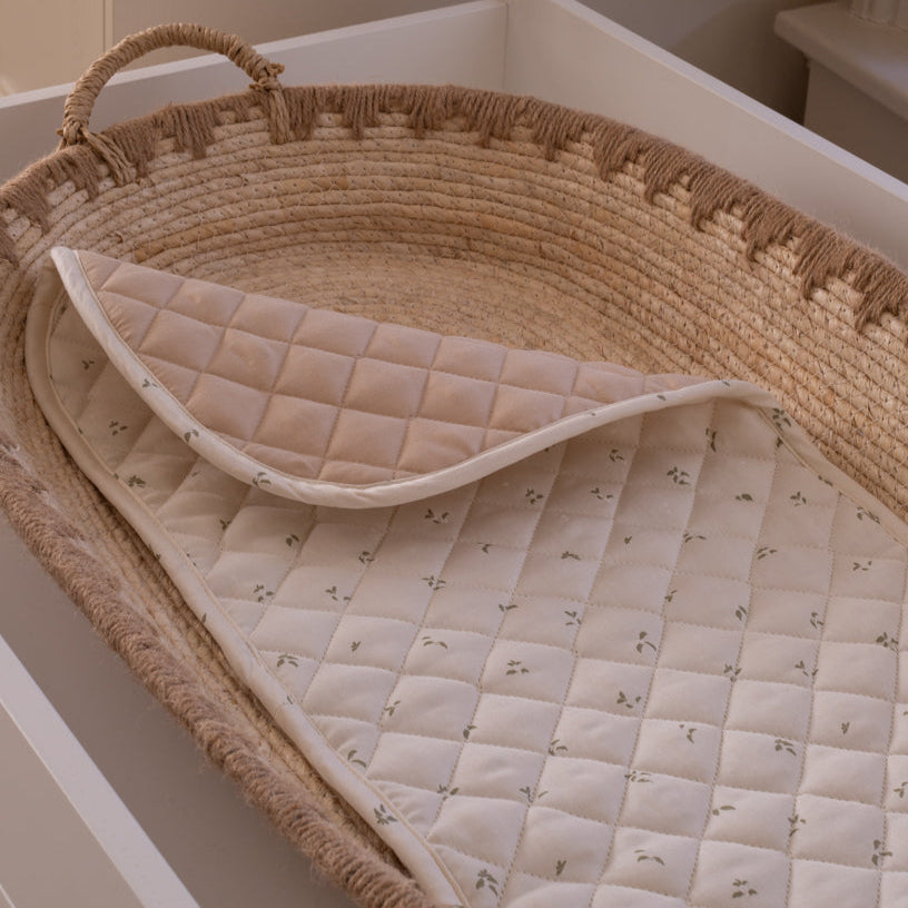 Changing Basket Cotton Liner - Nettle