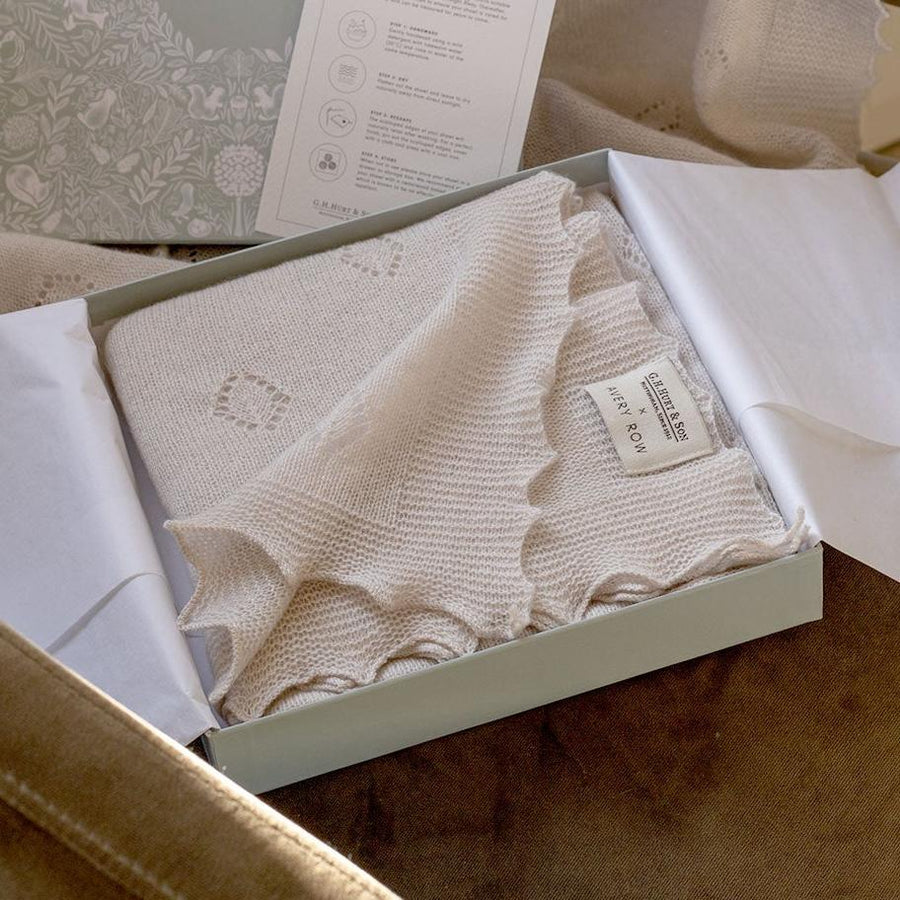 G.H.Hurt & Son X Avery Row Cashmere Shawl