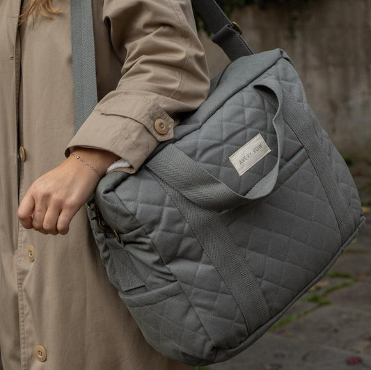Baby Changing Bag - Flint (With Pram Clips)