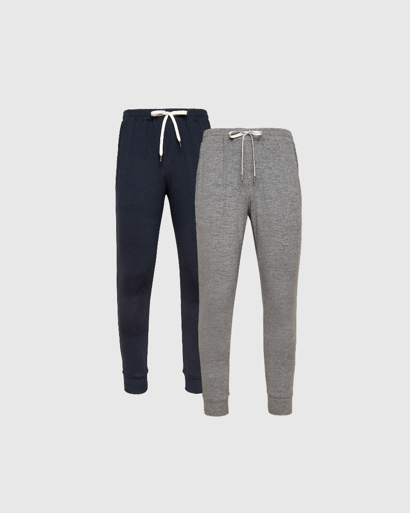 True Classic Heather Active Jogger Pants 2-Pack | Cotton Blend | Athletic Cut | Medium