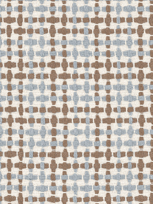 'Helen' Wallpaper by Nathan Turner - Blue Brown - Removable / 26 in. x 4.5 ft.