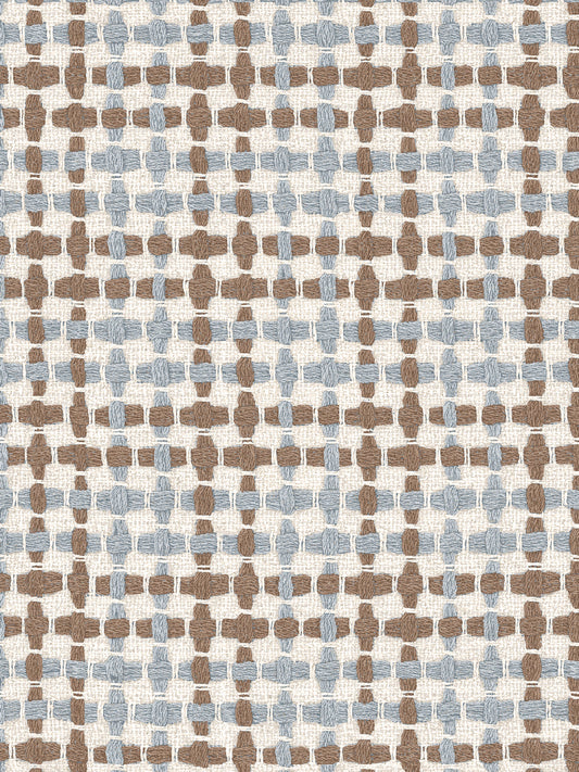 'Helen' Wallpaper by Nathan Turner - Blue Brown - Removable / 26 in. x 4.5 ft.