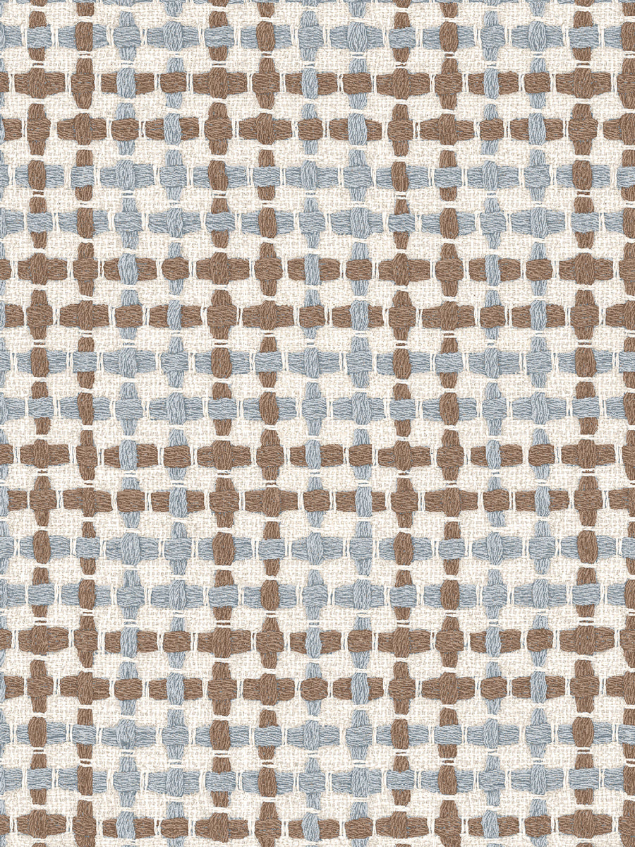 'Helen' Wallpaper by Nathan Turner - Blue Brown - Removable / 26 in. x 4.5 ft.