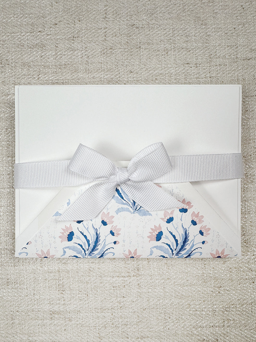 'Hillhouse Floral Note Set by Nathan Turner - Blue & Pink