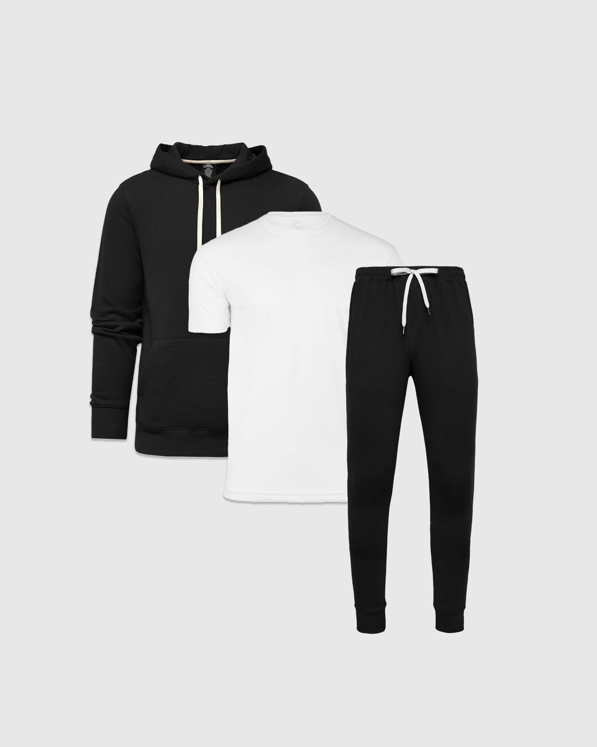 True Classic Hoodie & Active Jogger Pants 3-Pack | Cotton Blend | Athletic Cut | Large