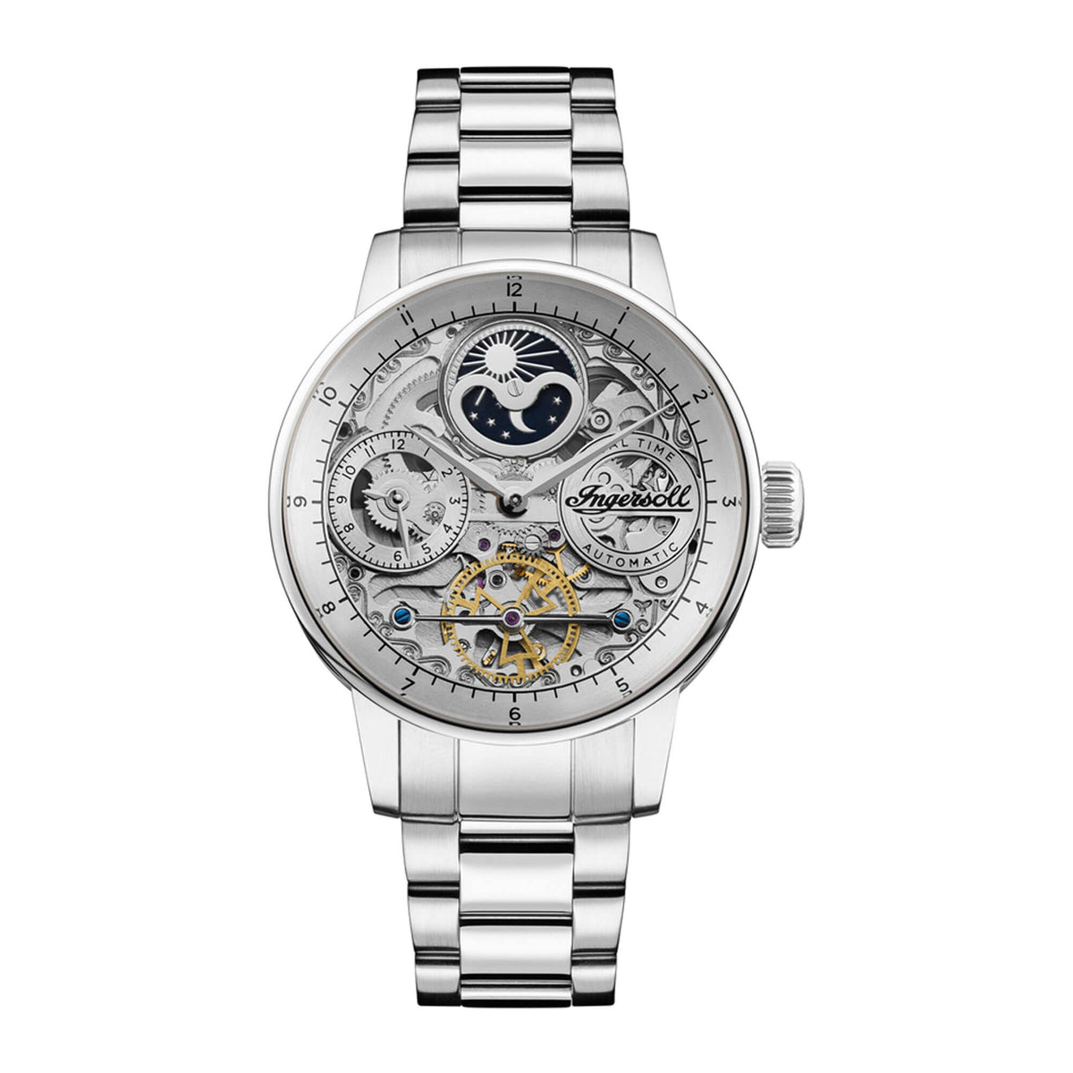 Ingersoll I07703 The Jazz Automatik Herrenuhr 42mm 5ATM