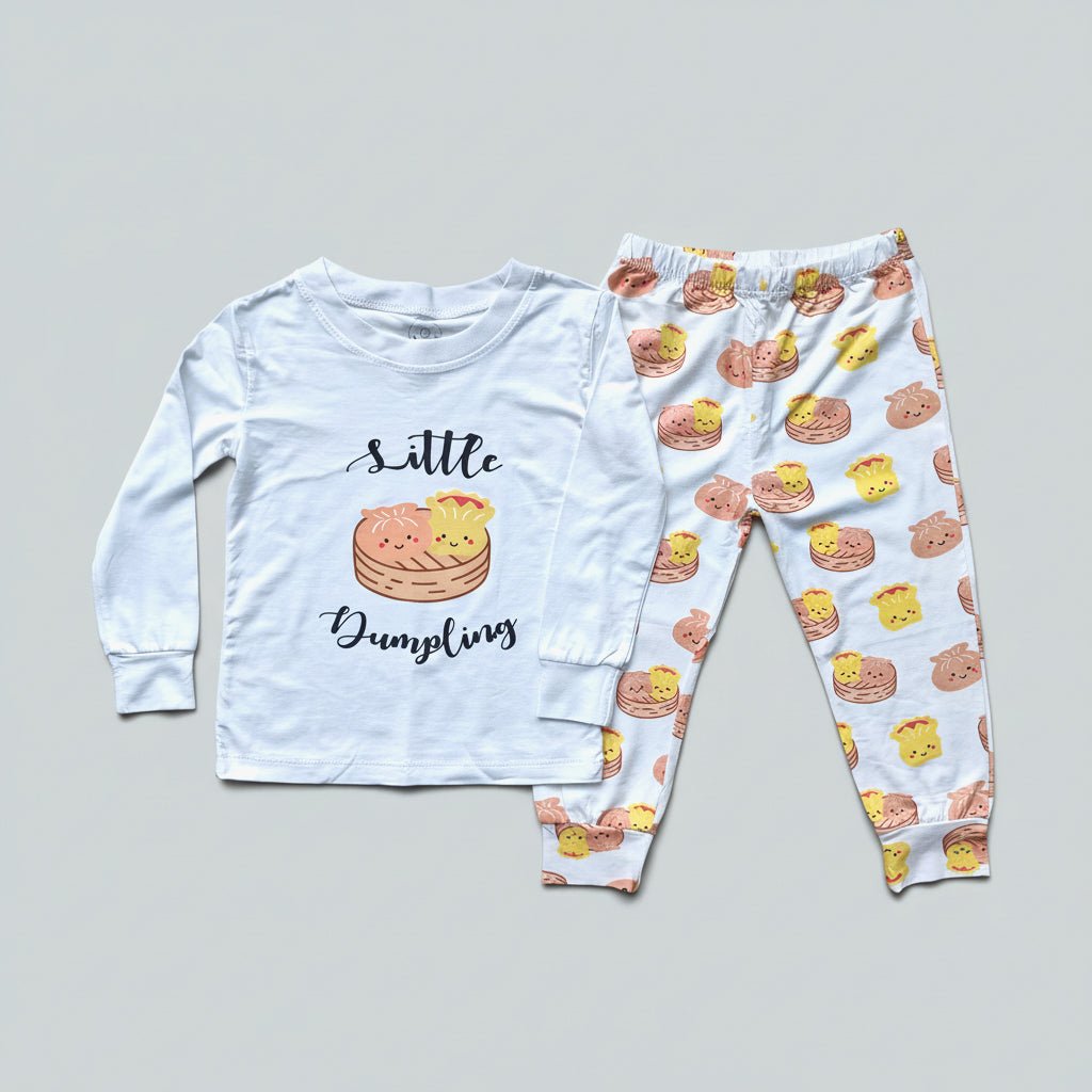Bamboo Blend Two Piece Pajama Set - Dim Sum | Size: 3-4Y
