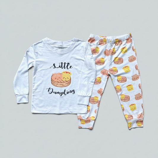 Bamboo Blend Two Piece Pajama Set - Dim Sum | Size: 6-8Y