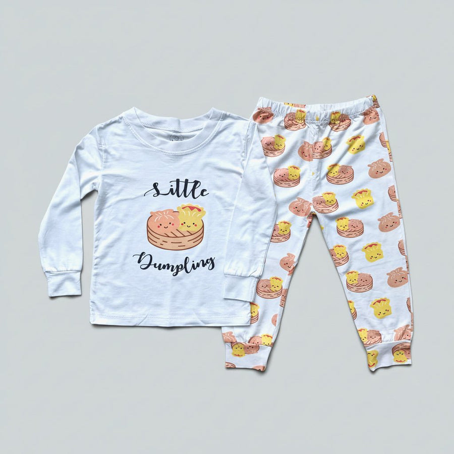 Bamboo Blend Two Piece Pajama Set - Dim Sum | Size: 2-3Y