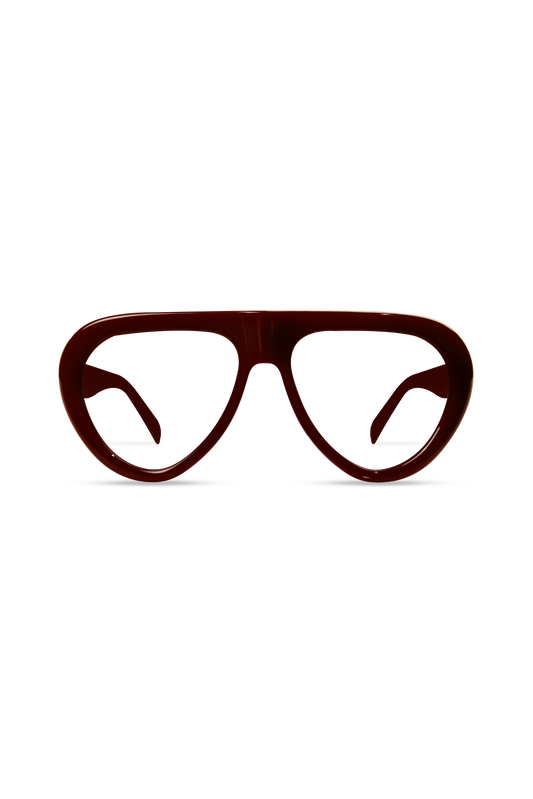 Aggie Maroon Frame Glasses