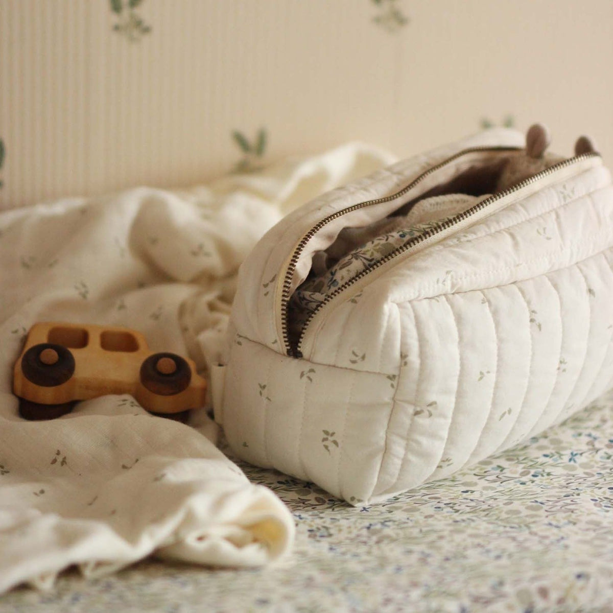 Wash bag - Nettle Scatter