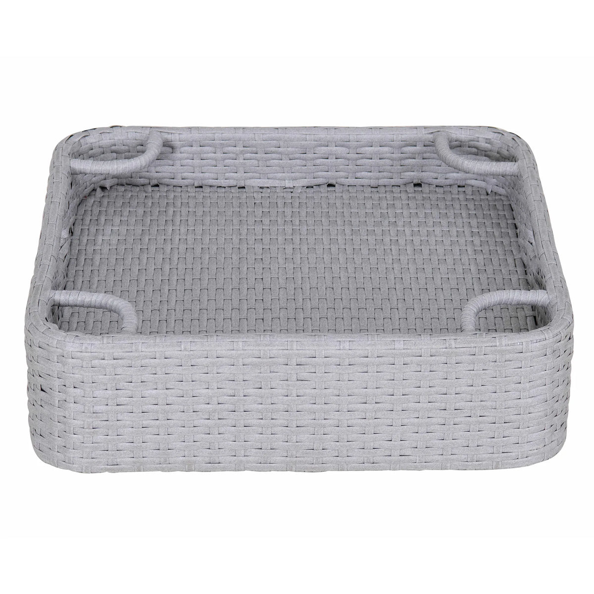 AQUASIS Wicker Floating Pool Trays 61cm x 61cm - Grey