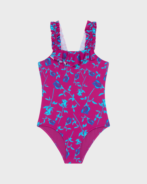 Vilebrequin - Girls One-piece Swimsuit Roses - Swimwear - Giny - Red - Size 14