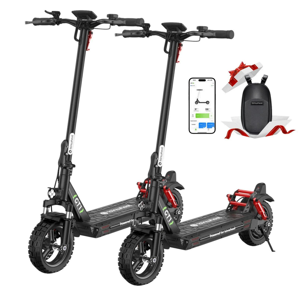 isinwheel® Electric Scooter Bundle Sale - 2*GT1