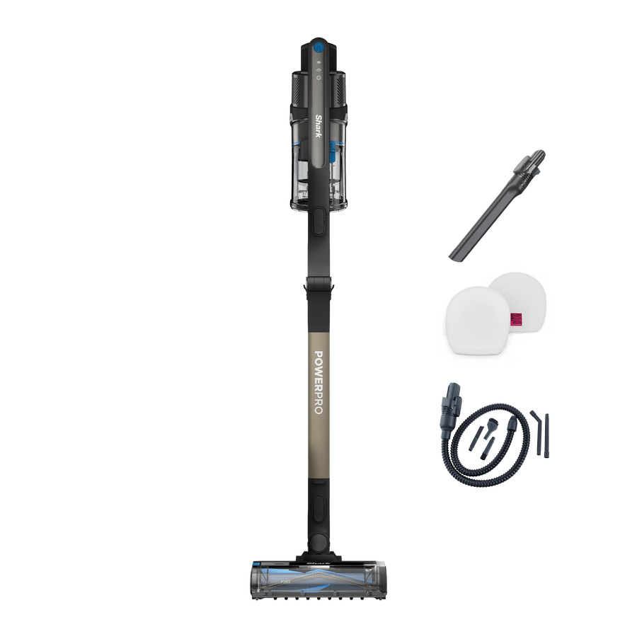 Shark PowerPro Cordless Stick Vacuum with Anti Hair Wrap & Floor Detect in Charcoal | IZ380UKDB | by SharkNinja