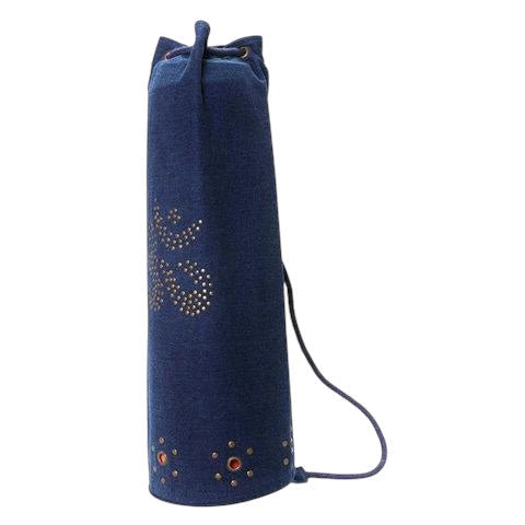 OMSutra Denim Yoga Mat Bag | Color: Indigo Denim