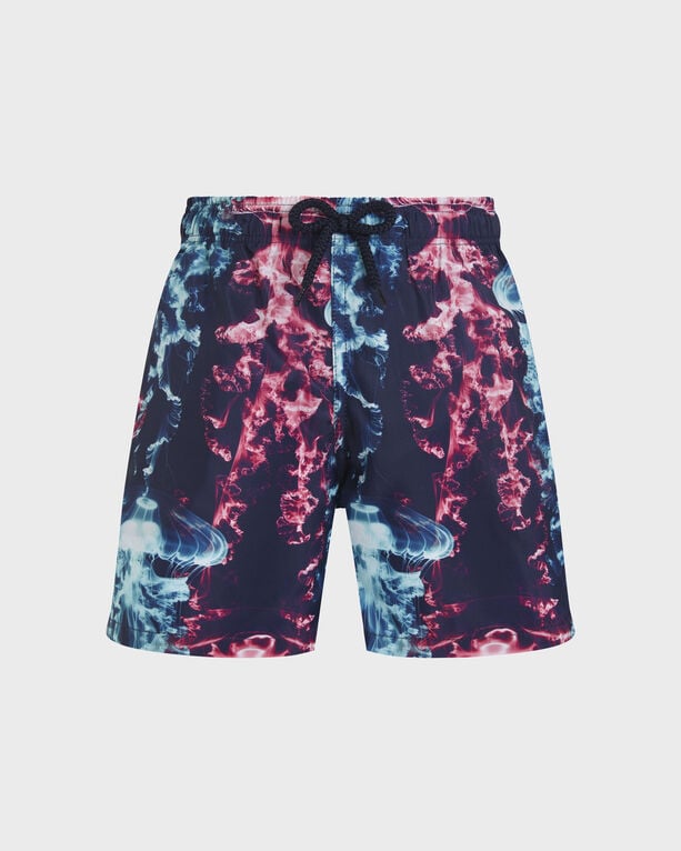 Vilebrequin - Boys Ultra-light And Packable Swim Shorts X-ray Medusa - Swimwear - Jihin - Blue - Size 14