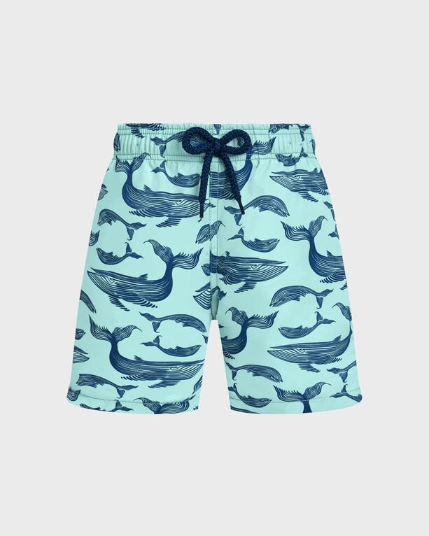Vilebrequin - Boys Swim Shorts Whales - Swimwear - Jim - Blue - Size 12