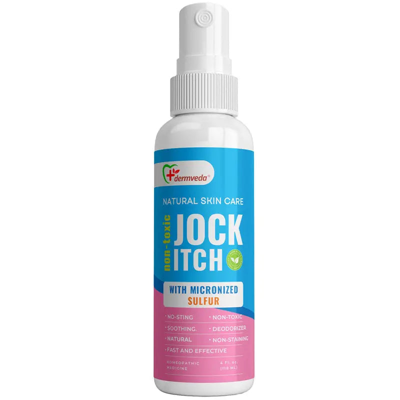 Dermveda Jock Itch Treatment Serum - Anti-itch Cream for Fast Relief